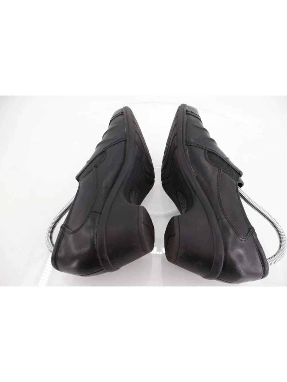 Earth Origins Roxanne Women's Size 10 Black Leather Slip on Pumps Clogs Bootie